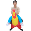 Adults Chicken Inflatable Rooster Costume Halloween Carnival Cosplay Party Dress