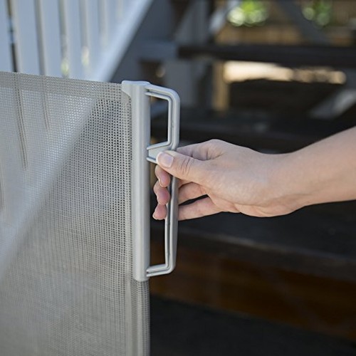 Extra Wide//Large Pet Cat 71 inches 3DAYSHIP Grey Outdoor Retractable Gate