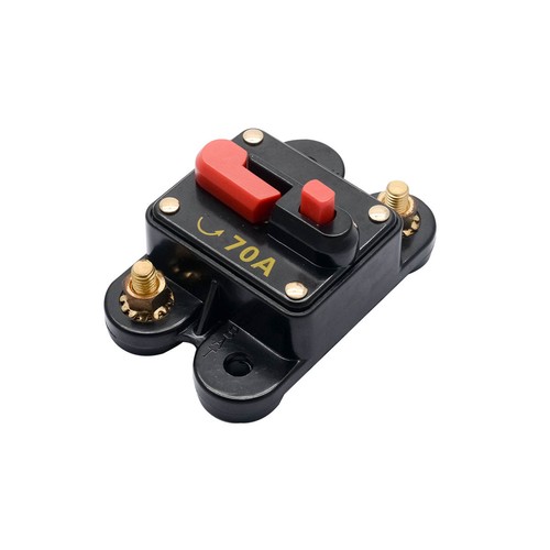 70A Amp Manual Reset Circuit Breaker 12v//24v Car Auto Boat Audio Stereo Fuse