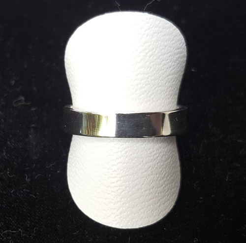 Silver Plain Wedding Band Real 925 Sterling Silver Ring 101C2
