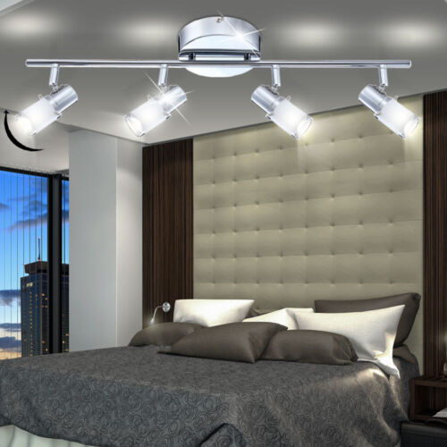 LED Wand Leuchten Wohn Zimmer Beleuchtung Decken Strahler Glas Spots beweglich