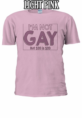 I/'m Not Gay But $20 is $20 T-shirt Vest Tank Top Men Women Unisex 2563