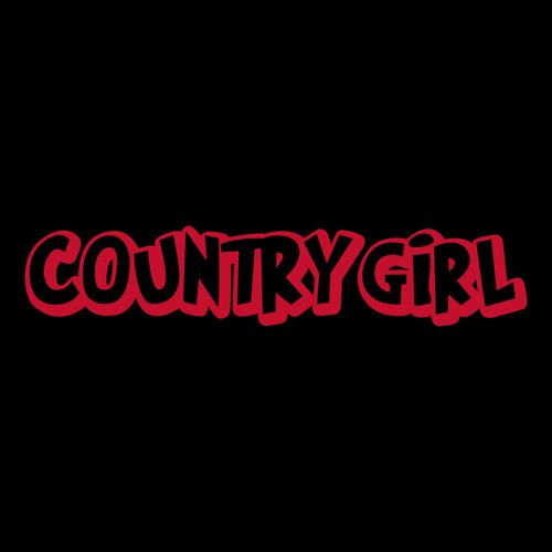 7.5/" COUNTRY GIRL Vinyl Decal Sticker Car Window Laptop Redneck Hick Cowboy