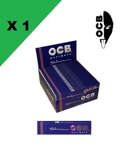 LES PLUS FINES DU MONDE ! OCB Slim ultimate 1 boite de 50 carnets de feuilles