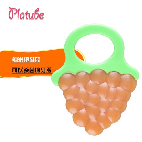 Safe Baby Teether Teething Dental Care Gift Chew Toys Silicone Toothbrush Babies