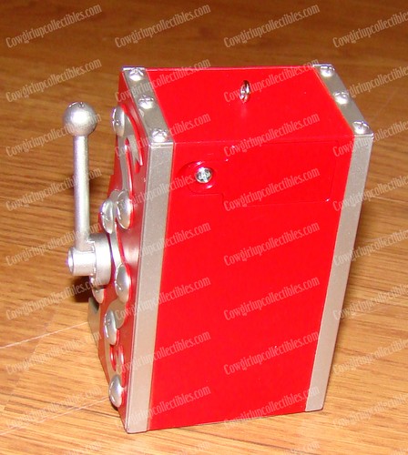 Casino One Arm Bandit Jackpot Slot Machine Ornament Hallmark, QX01349