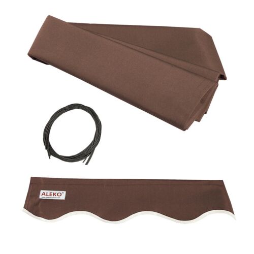 ALEKO Replacement Brown Color Fabric for Retractable Awnings 12/'x10/'