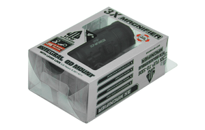 W//E Adjustable SCP-MF3WEQS UTG Leapers 3X Magnifier with Flip-to-side QD Mount