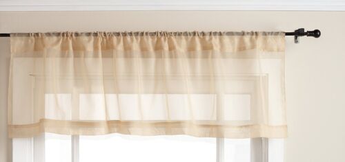 Stylemaster Elegance Voile GOLD Sheer Curtain NEW 