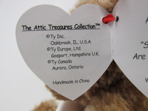 TY Attic Treasures /"Allura/" the bear with float ring Brand New w//Mint Tag