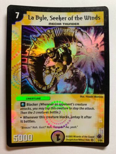 Duel Masters OCG 2003 DM 05 01//55 Very Rare La Byle Seeker of the Winds WOTC