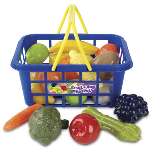 Casdon en plastique fruits et légumes panier et poignées semblant alimentaire jeu de rôle