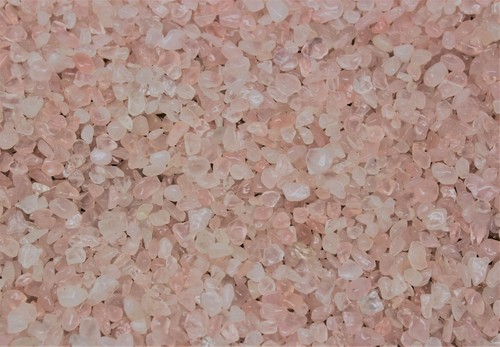 Wholesale Bulk 2 lb Light Pink Rose Quartz Chips 5-15 mm Semi Tumbled Stones