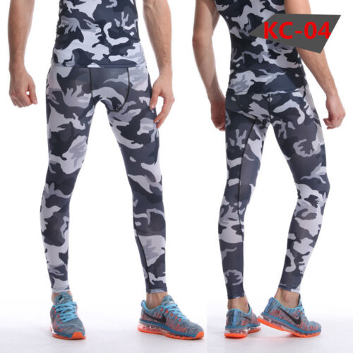 Hommes Compression couche de base d'entraînement Running Gym Fitness Yoga Sports Tight Pants 
