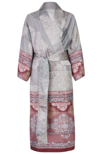 Bassetti Granfoulard Damen-Kimono MURGIA G1 grauOrnamente 100/% Baumwolle