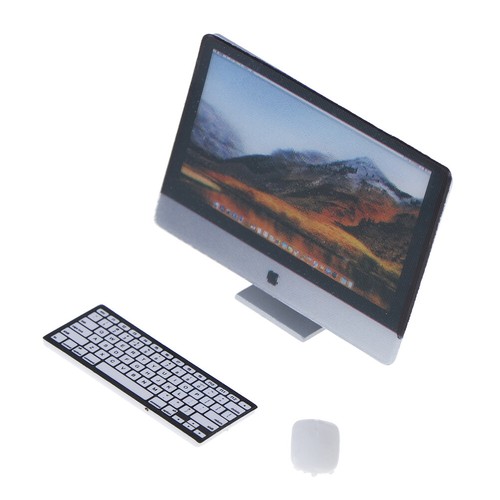 1//12 Scale Ob 11 Mini Computer Sets Doll House Mini Accessories In CA