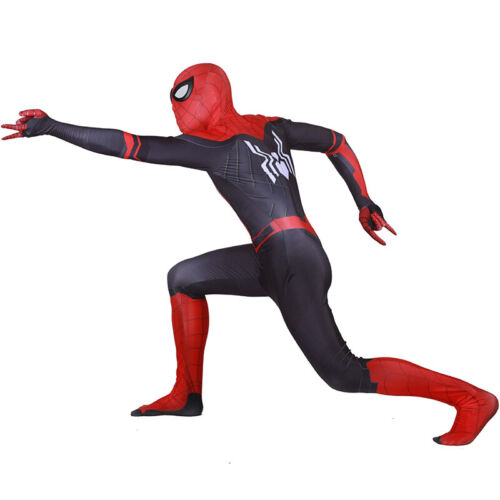 Kids Boys Spider-Man Far From Home Spiderman Zentai Child Cosplay Costume Suit