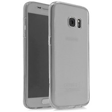 Transparentes 360 Grados Redondeada Funda/Carcasa de Silicona para una Máxima
