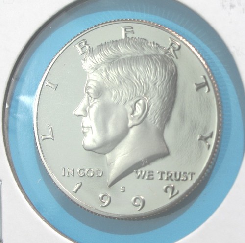 1992-S PROOF DCAM KENNEDY HALF DOLLAR DEEP CAMEO COPPER-NICKEL CLAD ***SELECT***