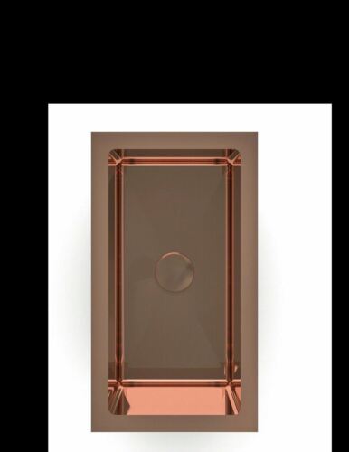 New Burnished rose gold copper stainless steel kitchen sink R10 hand made pantry