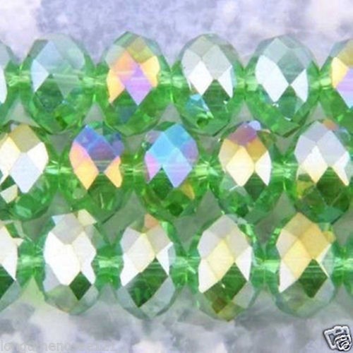 Facetas Rondelle Cristal Cristal Cuentas Elige Color
