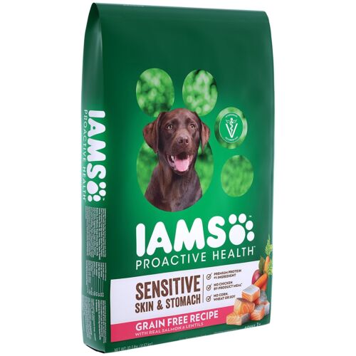 Pet Supplies IAMS ProActive Health Sensitive Skin & Stomach Grain Free