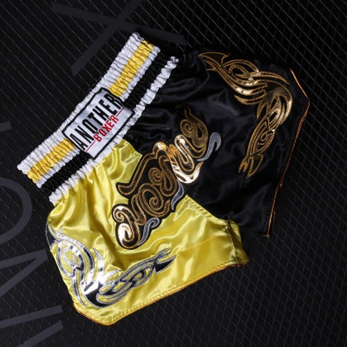Men women Boxing Shorts Muay Thai Kickboxing Elastic waist Breathable Sporting