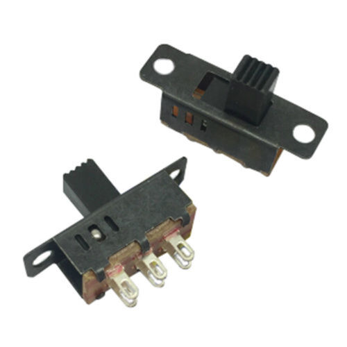 Perilla de alta de 10 piezas 6 Pin 3 Posición Interruptor DPDT Panel Interruptor Deslizante 0,5a 5 ATF 