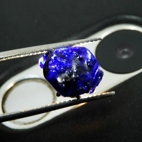 5 to 10 CT Peace Of Natural Certified Kashmir Blue Sapphire Gemstone Rough 112