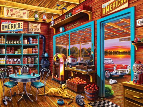 750 Pieces MasterPieces Shopkeepers Jigsaw Puzzle Henry's General Store 
