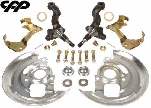 1969-72 CHEVY CHEVELLE EL CAMINO DISC BRAKE SPINDLES AND BRACKET KIT 