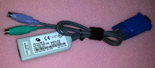 2 Avocent AVRIQ-PS2 AutoView USB KVM Module 520-306-505 VGA Cables 1 PAIR 