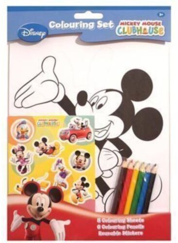 Mickey Mouse Clubhouse Colouring Set with Stickers 