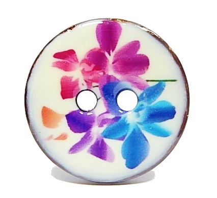 3.60 euros//unidad botón cocos lacados 40mm My Flower