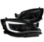 FOR 2008-2014 SUBARU IMPREZA WRX BLACK//SMOKE LED PROJECTOR HEADLIGHTS LAMPS NEW