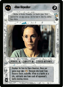 Shmi Skywalker FOIL REFLECTIONS III star wars ccg swccg Near Mint//Mint