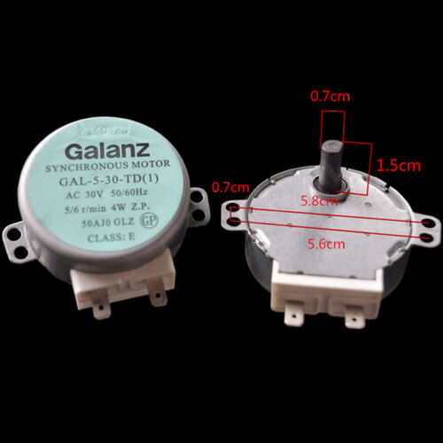 Turntable motor Synchronous gal-5-30-td 30v 4w de repuesto para Galanz microondas set