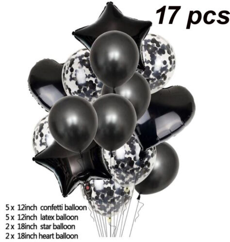 Details about   17pcs/set Latex Foil Balloons 12 INCH Birthday baloons Party Kids Boy All Event 