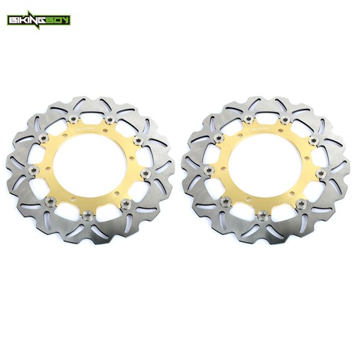 Front Rear Brake Discs Rotors Pads for Yamaha YZF R1 02 03 YZF R6 99 2000 01 02