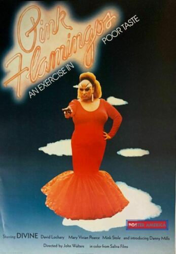 Pink Flamingo An Exercise In Poor Taste 1996 Vintage Poster 24 x 34