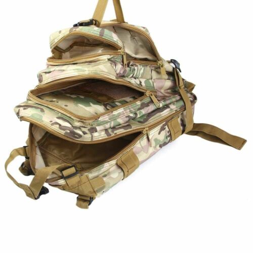 Camouflage Fishing Backpack 30l 3p Outdoor Military Molle Bag Army Rucksack Bass 