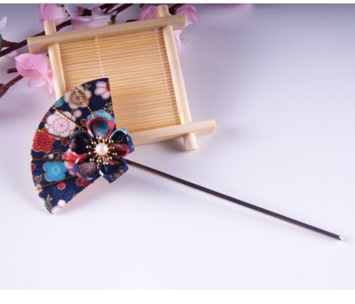 Handmade Japanese Retro Hair Accessory Kimono Hair Clips Pin Hair Stick DIY Chic 