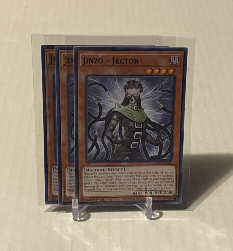 Jector 1st Edition LED7-EN041 Yu-Gi-Oh Legendary Duelists Rage of Ra 3x Jinzo