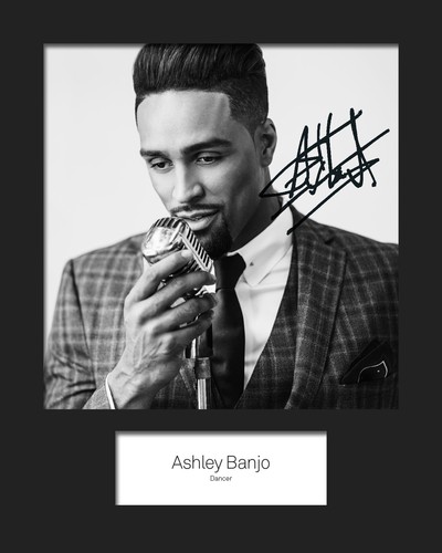 FREE DELIVERY ASHLEY BANJO #3 10x8 SIGNED Mounted Photo Print