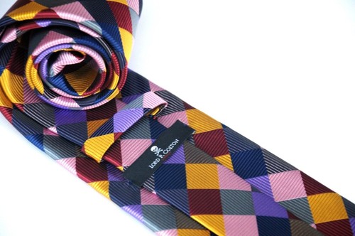 Lord R Colton Masterworks Tie Dark Prism Uprising Silk Necktie $195 New