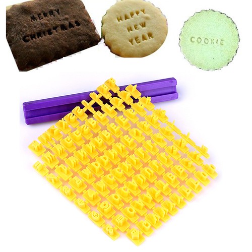 DIY Alphabet Letter Cake Mould Biscuit Cookie Cutter Press Stamp Embosser Mould