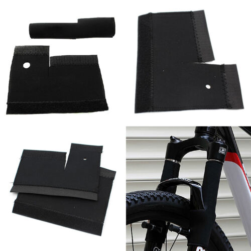 1Pair//2Pc Cycling Bike Bicycle Front Fork Protector Pad Wrap Cover Set PVCA