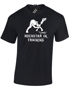 Rockstar In Training T-shirt Homme Musique Cadeau Guitariste Musicien Guitariste