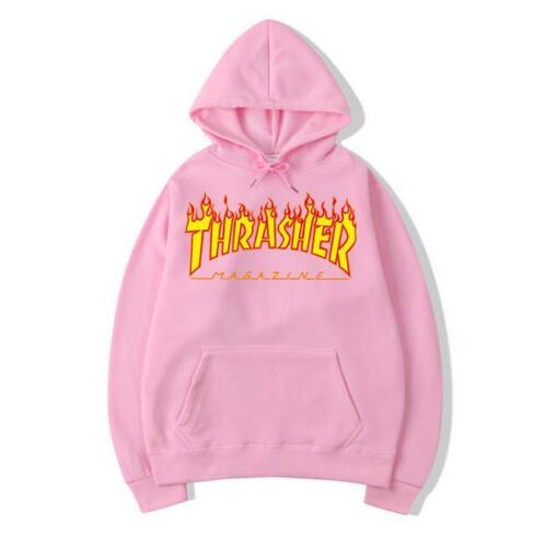 2019Men Women Hip-hop Hoodie Basic Skateboard Thrasher Sweatshirts Sweater