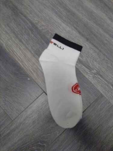 New White Ankle Cycling Socks Size 7-13